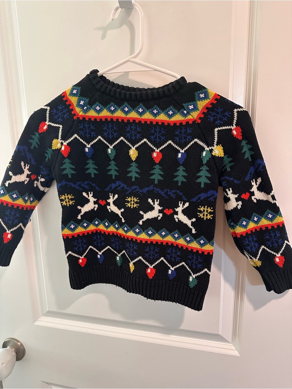 Hanna Andersson boys Christmas sweater 4T